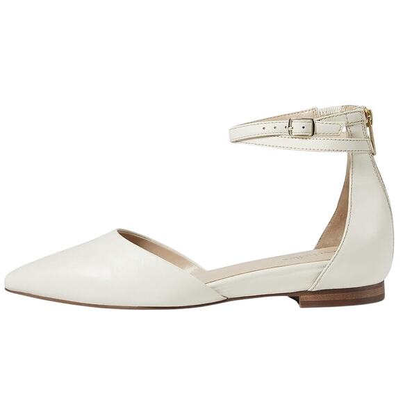 Seychelles Womens What a Girl Wants Flats US 8.5 M Off White Leather NWOB - Picture 2 of 12